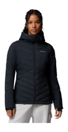 Jas Columbia Women Joy Peak II Hooded Jacket Black Regular Fit