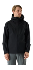 Jas Cortazu Men AR Hardshell Jacket 10M Black Regular Fit