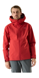 Jas Cortazu Men AR Hardshell Jacket 10M Dark Red Regular Fit