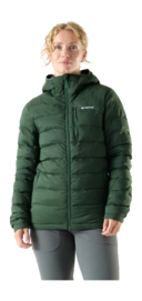 Jas Cortazu Women Mountain INS Hooded Jacket 10M Dark Green Regular fit