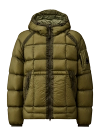 Jas CP Company Men D.D. Shell Hooded Down Seagrass