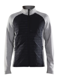 Jas Craft Men ADV Unify Hybrid Jacket Grey Melange-Black