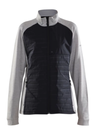 Jas Craft Women ADV Unify Hybrid Jacket Grey Melange-Black