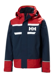 Jas Helly Hansen Junior Salt Port 2.0 Jacket Navy HELLY TECH PERFORMANCE