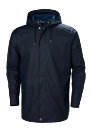 Jas Helly Hansen Men Moss Rain Coat Navy Helox+