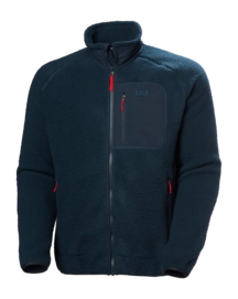 Jas Helly Hansen Men Panorama Pile Block Jacket Navy Pile fleece