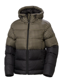 Jas Helly Hansen Women Active Puffy Jacket Sepia Houndstooth AOP Regular Fit