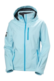 Jas Helly Hansen Women Crew Hooded Jacket 2.0 Light Cyan Regular Fit
