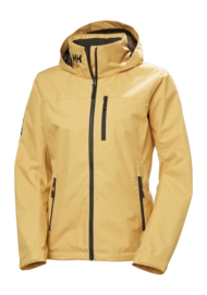 Jas Helly Hansen Women Crew Hooded Jacket 2.0 Sand Regular Fit