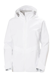 Jas Helly Hansen Women HP Racing Hooded Jacket White HELLY TECH Protection