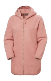 Jas Helly Hansen Women Maud Pile Jacket Ash Rose Loose Fit