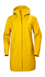 Jas Helly Hansen Women Moss Rain Coat Essential Yellow Regular Fit