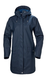 Jas Helly Hansen Women Moss Rain Coat Navy Regular Fit