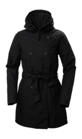 Jas Helly Hansen Women Welsey II Trench Insulated Black Regular Fit