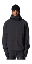 Jas Houdini Men Five to Nine Jacket True Black Loose Fit