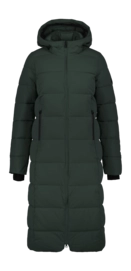 Jas Icepeak Women Brilon Dark Green Green Lange pasvorm