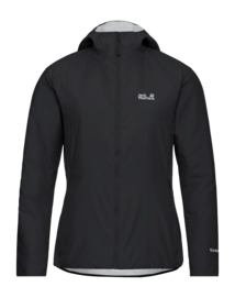 Jacke Jack Wolfskin Damen Trail Light Hybrid Black