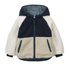 Jas Liewood Kids Jackson Reversible Jacket Whale Blue Multi Mix
