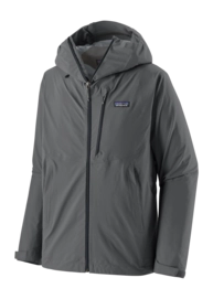 Jas Patagonia Men Granite Crest Rain Jacket Forge Grey w/Black