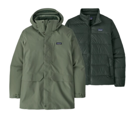 Jas Patagonia Men Tres 3-in-1 Parka Old Growth Green