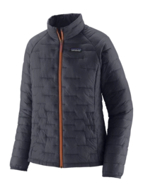 Jas Patagonia Women Micro Puff Jacket Smolder Blue w/P6 Blue