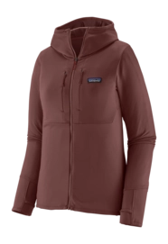 Jas Patagonia Women R1 Thermal Full-Zip Hoody Dark Ruby