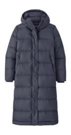 Jas Patagonia Women Silent Down Long Parka Sunken Blue