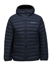 Jas Peak Performance Men Down Hood Jacket Black Regular Fit