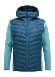 Jas Peak Performance Men Frost Down Hybrid Hood Mountain Lake Deluded Vision