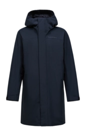 Jas Peak Performance Men Treeline HIPE 2L Insulated Shell Parka Black Loose fit