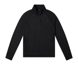 Jas Poederbaas Men FS Waffle Jacket Black 220 g/m²