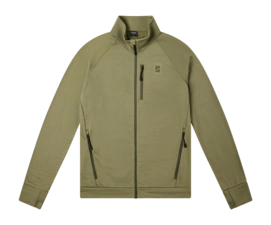 Jas Poederbaas Men FS Waffle Jacket Olive Green 220 g/m²