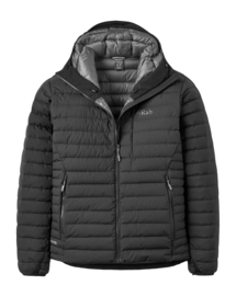 Jas Rab Men Microlight Windstopper Hoody Black Slim Fit