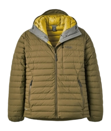 Jas Rab Men Microlight Windstopper Hoody Oak Slim Fit