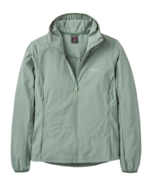 Jas Rab Women Borealis Hoody Dark Fig Green Slim Fit