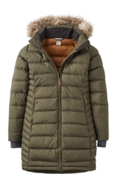 Jas Rab Women Deep Cover Parka Army Regular Fit