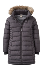 Jas Rab Women Deep Cover Parka Black Regular Fit