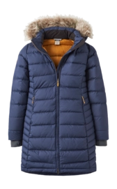 Jas Rab Women Deep Cover Parka Deep Denim Regular Fit