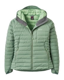 Jas Rab Women Microlight Windstopper Hoody Dark Fig Green Regular Fit