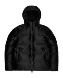 Jas RAINS Unisex Alta Puffer Jacket Black Grain