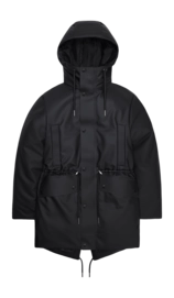 Imperméable RAINS Femme Nome String Parka Black