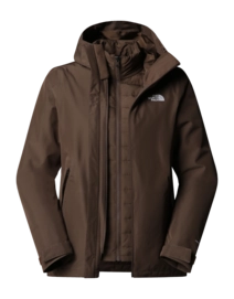 Jas The North Face Women Carto Mono Triclimate Hooded Jacket Smokey Brown