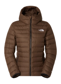Jas The North Face Women Classic Down Hooded Jacket Smokey Brown