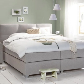 Boxspring Cinderella Jasmine Firm Talalay Grey