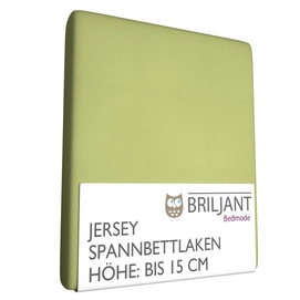 Spannbettlaken Briljant Limette Baby (Jersey)