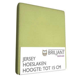 Hoeslaken Wieg Briljant Lime (Jersey)