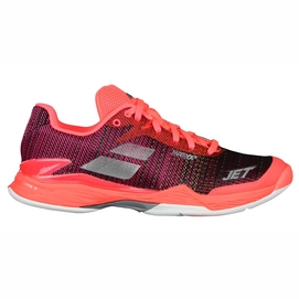 Chaussures de tennis Babolat Jet Mach II Clay Women Fluo Pink Silver Fandango-Taille 38,5