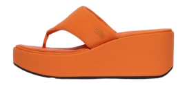 FitFlop Damen Platfforms Wedge Toe-Post Sandals Satsuma