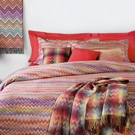 Dekbedovertrek Missoni John Red Multicolor Katoen