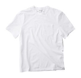 T-Shirt Tenue. John Pocket Tee Herren White